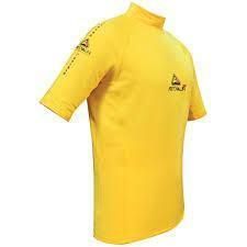Adrenalin MULTI-ITEM 4216126 ~ 2P THERMAL RASHTOP SH/SLEEVE YELLOW New zealand nz vaughan